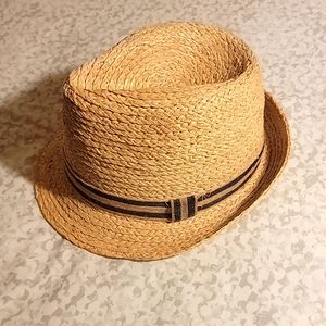 H&M men's beige Fedora hat